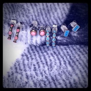 American Eagle earrings set of hoops/studs